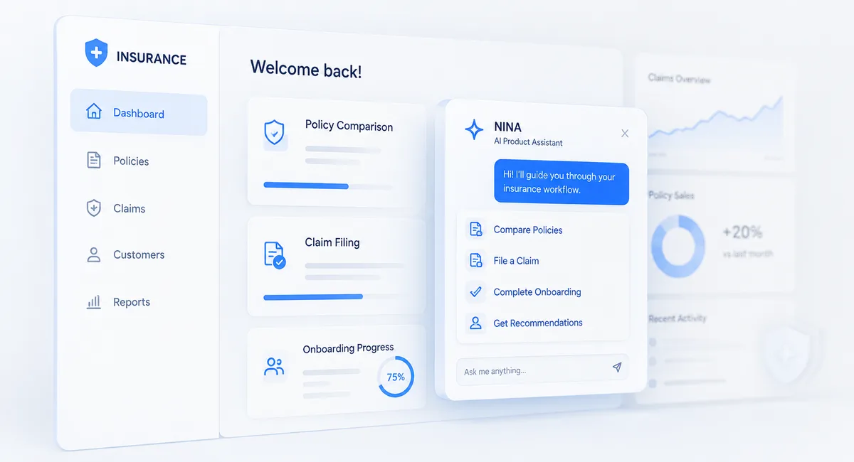 Insurance software onboarding case study