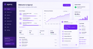 Best AI Automation SaaS Platform: AgenQ Dashboard